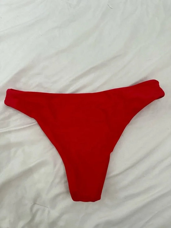 Red Triangle String Bikini Set - Picture 2 of 5